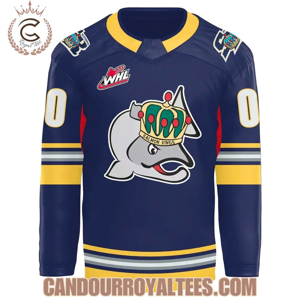 Victoria Royals Salmon Kings Hockey Jersey