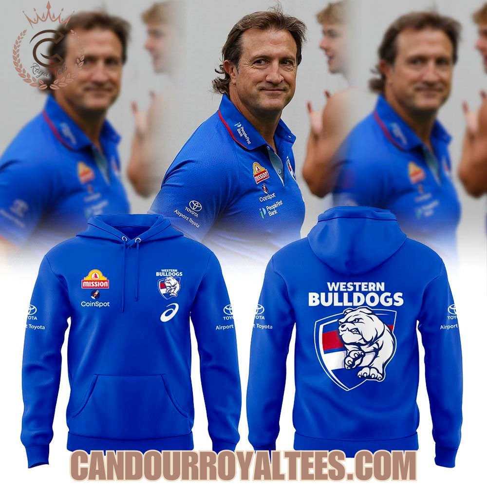 Western Bulldogs Coach Bevo Asics 2026 Media Hoodie