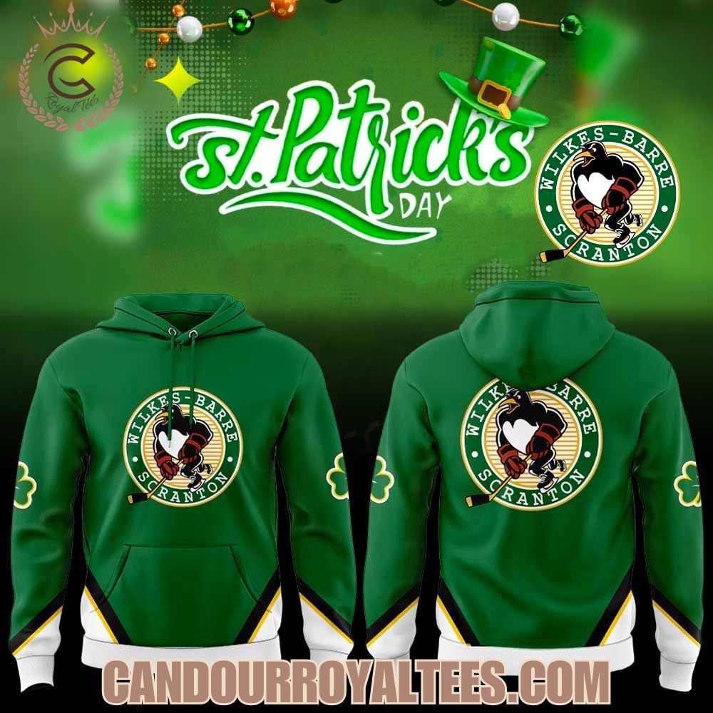 Wilkes-Barre/Scranton Penguins St. Pat’s Celebration 2026 Hoodie