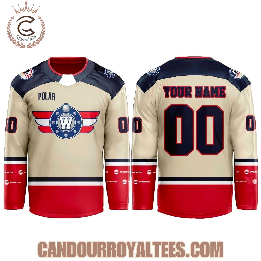 Worcester Railers HC Military Appreciation Night 2026 Hockey Jersey