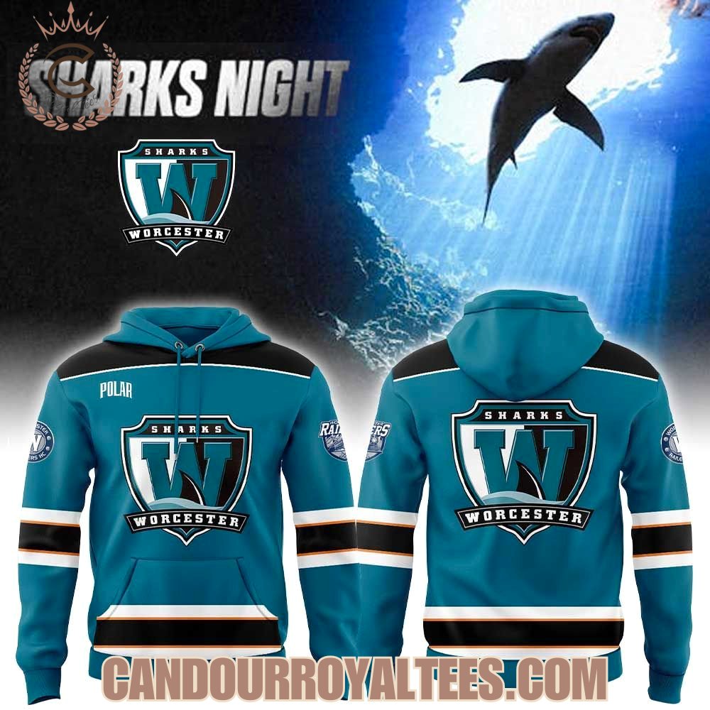 Worcester Railers HC Sharks Night 2026 Hoodie