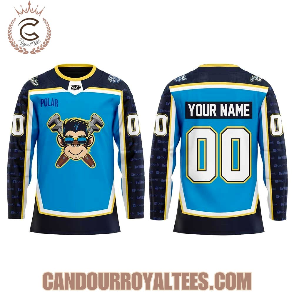 Worcester Railers Monkey Wrenches Specialty Hockey Jersey
